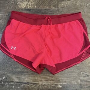Under Armour Women's Athletic running shorts lined heatgear size XL Athleisure